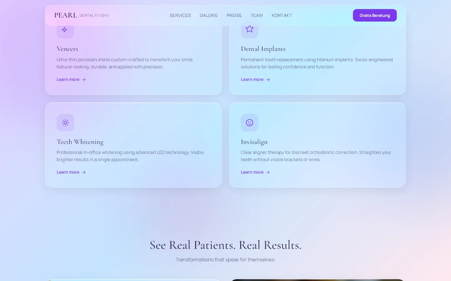 Liquid Glass – Ansicht 2